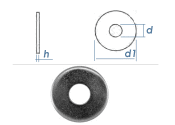 13mm Unterlegscheiben großer Außendurchmesser...