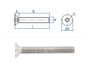 M4 x 16mm Senkschrauben ISO10642 Edelstahl A2 (100 Stk.)