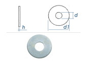 21mm Unterlegscheiben großer Außendurchmesser...