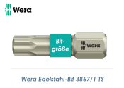 TX20 Edelstahl Bit  Wera 3867/1 TS (1 Stk.)