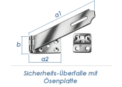 100 x 45 mm Sicherheits-Überfallen Edelstahl (1 Stk.)