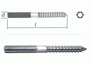 6 x 100mm Stockschrauben verzinkt (10 Stk.)