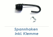 6mm Spannhaken inkl. Klemme für Gummiseil (1 Stk.)