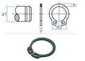 4mm Sicherungsring Aussen DIN 471  (100 Stk.)