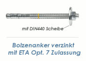 M8 x 95mm Bolzenanker verzinkt - ETA Opt. 7 (1 Stk.)