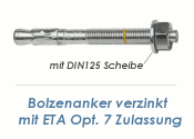 M12 x 120mm Bolzenanker verzinkt - ETA Opt. 7 (1 Stk.)