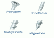 10 x 220mm Konstruktionsschrauben Senkkopf TX verzinkt...