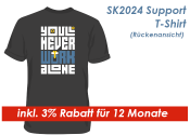 SK2023 Support Shirt Gr. XXL / Grau --  inkl. 3% Rabatt...