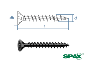 5 x 20mm SPAX Universalschraube T-STAR plus VG Stahl BLAX...