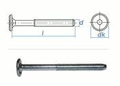 M6 x 60mm Zylinderkopfschrauben SW4 verzinkt (10 Stk.)