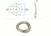 3,2mm Federscheiben gewölbt DIN137A Edelstahl (100...