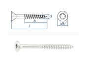 4 x 35mm Spanplattenschrauben TG TX Stahl verzinkt (100...