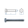 M20 x 160mm Sechskantschrauben DIN933 Vollgewinde Stahl verzinkt FKL 8.8 (1 Stk.)