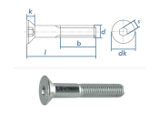 M12 x 80mm Senkschrauben ISO10642 Stahl verzinkt FKL 8.8...