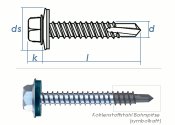 5,5 x 50mm Bi-Metall Bohrschrauben A2/CV m. Sechskantkopf...