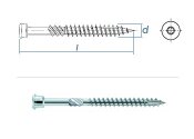 4,5 x 70mm Konstruktionsschrauben Stanzkopf Edelstahl C1...